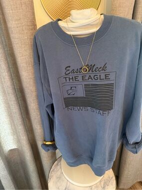 Vintage Blue "The Eagle" News Staff Sweatshirt
